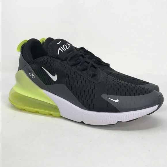 Nike Air Max 270 Black Lemon Twist AH8050-703 Running Shoes - Size 8 No Box